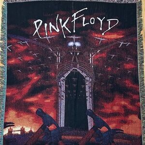Vintage Pink Floyd Tapestry Blanket